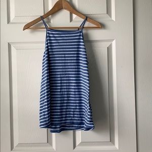 Old Navy High Neck Striped Tank